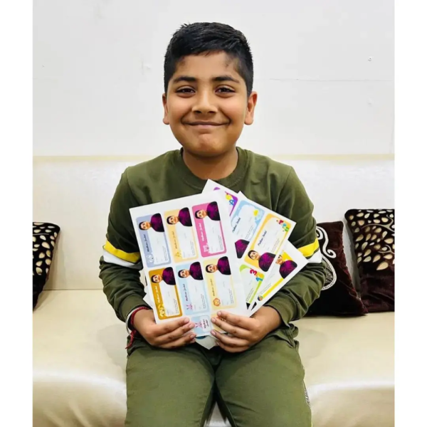Personalised Cartoonish Photo Book Label - Kids