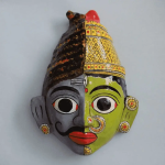 Handmade Ardhanareeswara Cheriyal Face Mask