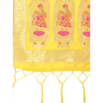 Handmade Yellow Banarasi Dupatta
