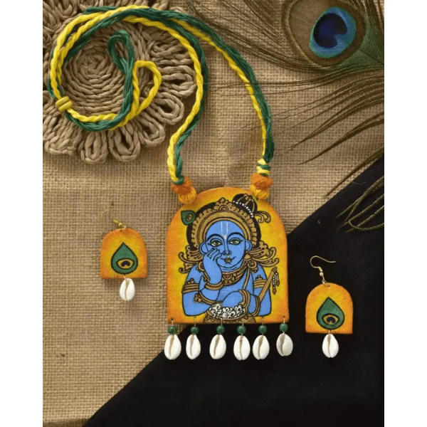 Krishna - Hand Painted Jewellery ( 2 Design )