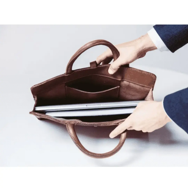 Leather Messenger Bag