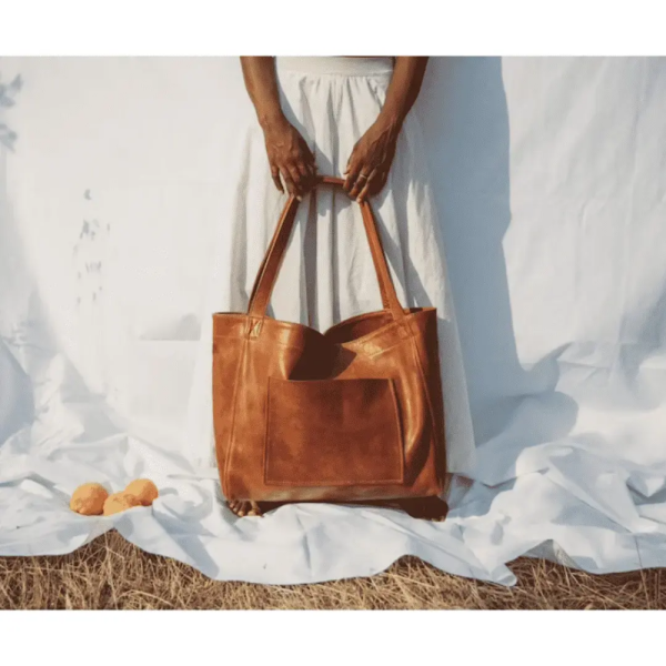 Pure Leather Tote Bag