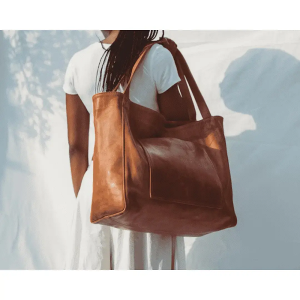 Pure Leather Tote Bag