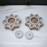 Handmade Star Block Candles